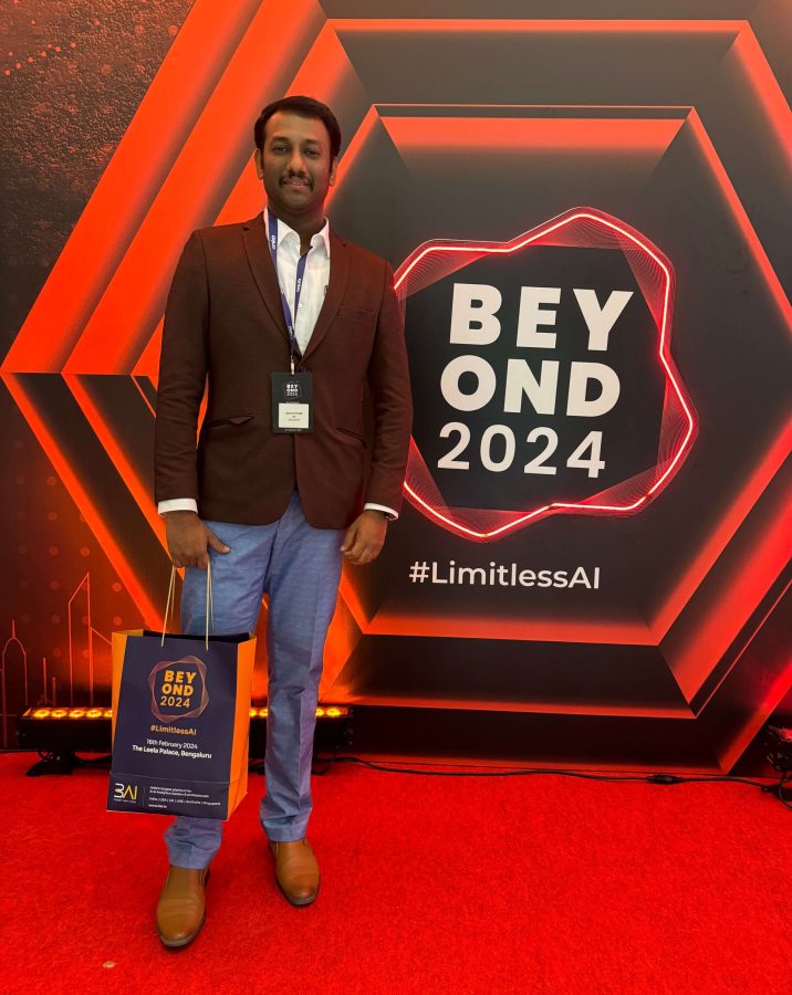 Achyuthan at Beyond 2024 AI by 3AI in Bangalore