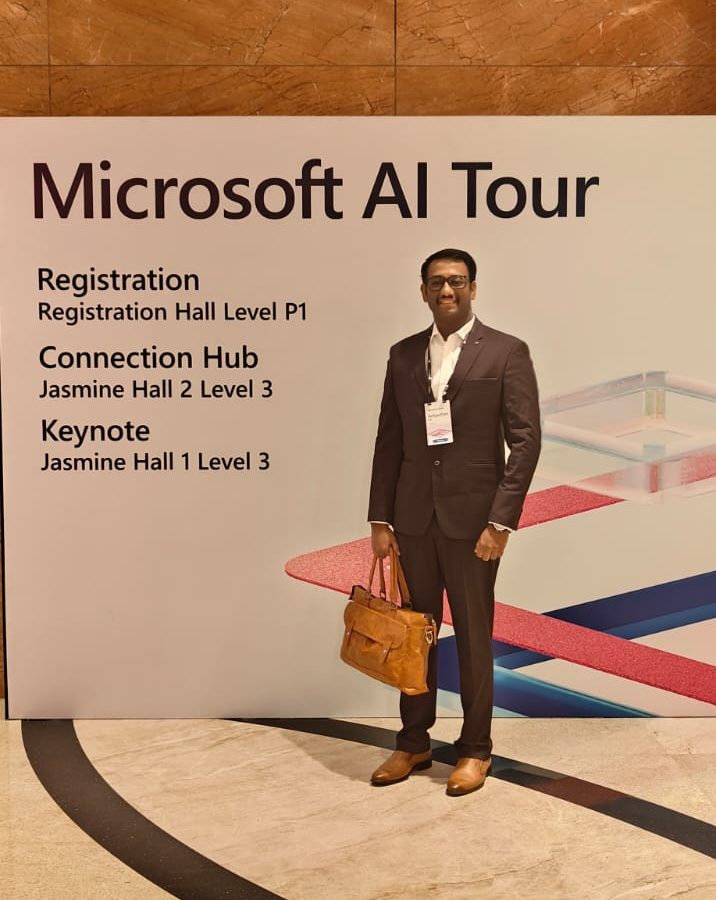 Achyuthan @Microsoft AI Tour - Mumbai 2024